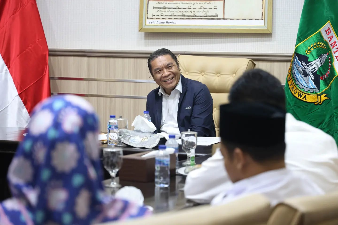 Pj Gubernur Banten Al Muktabar Ajak Swasta Aktif Lakukan Pencegahan Korupsi foto : Humas Pemprov