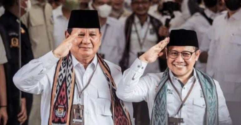 Ketum Gerindra Prabowo Subianto dan Ketum PKB Muhaimin Iskandar. (Ist)