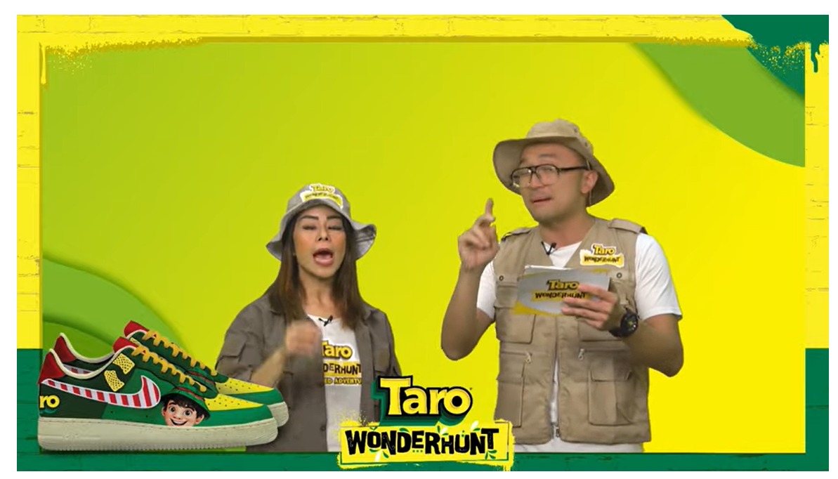 Taro Umumkan Pemenang Taro Wonderhunt X Indomaret Berhadiah Total Ratusan Juta Rupiah Nampak pembawa acara saat melakukan pengundian secara live