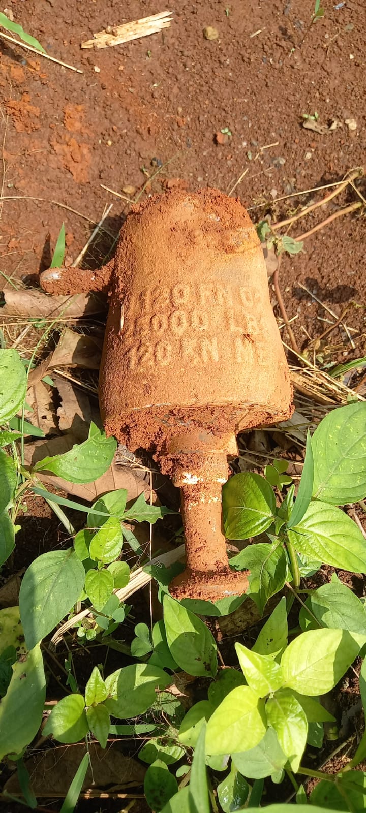 Tengah Gali Makam, Warga Serpong Heboh Temukan Benda Mirip Ranjau Darat Penemuan benda menyerupai ranjau darat di Pemakaman Bingbin, Serpong, Tangsel