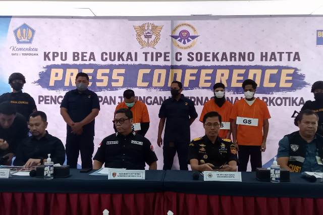 Bea Cukai Soetta dan Bareskrim Polri Gagalkan Penyelundupan Narkoba Jaringan International (Foto : Istimewa)