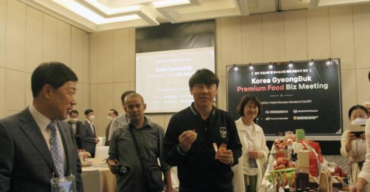 Kampung Halaman Shin Tae-yong Promosi Makanan Dan Minuman Di Indonesia (Foto : Istimewa)