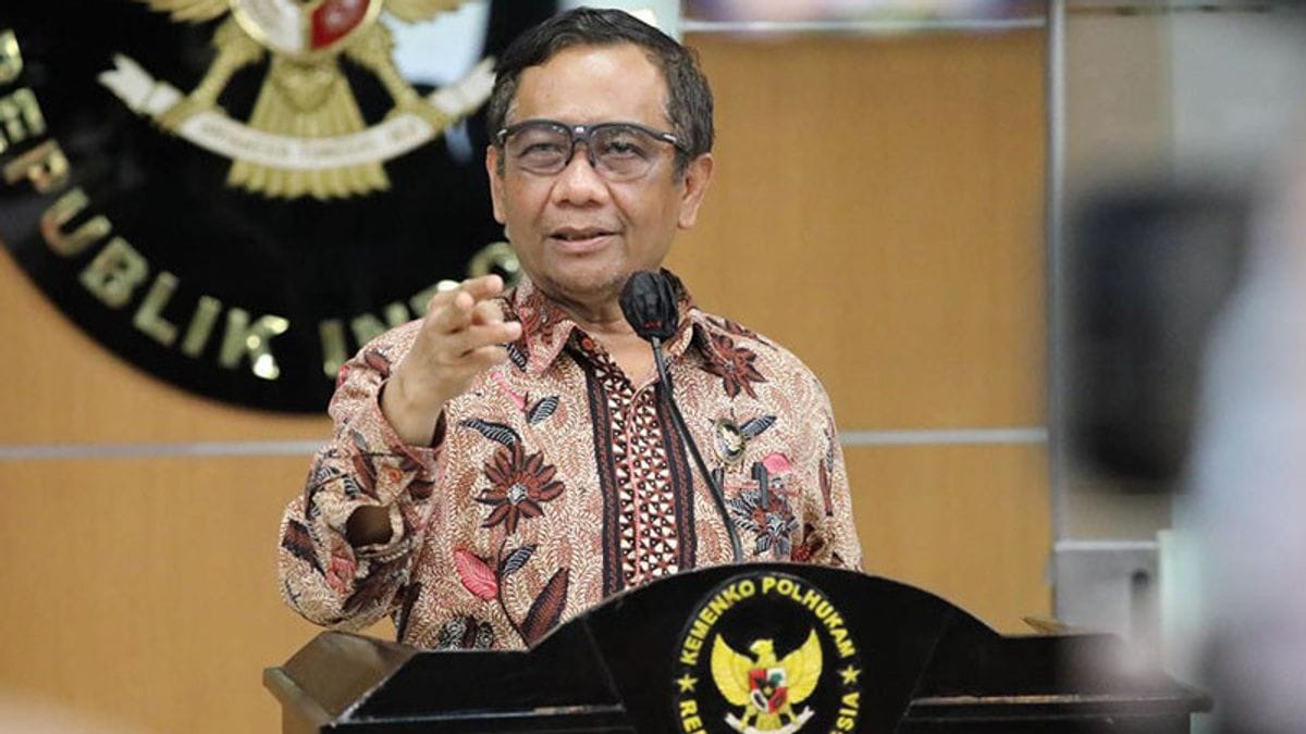 Mahfud: Tak Ada Upaya Jegal Anies Menko Polhukam Mahfud MD. (Ist)