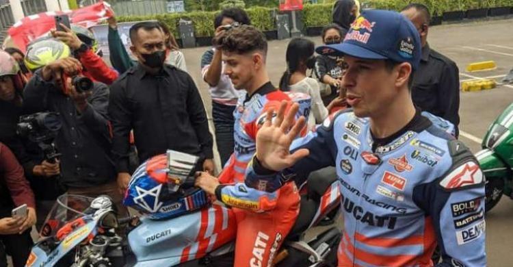 Pebalap Gresini, Fabio Di Giannantonio dan Alex Marquez. (Ist)