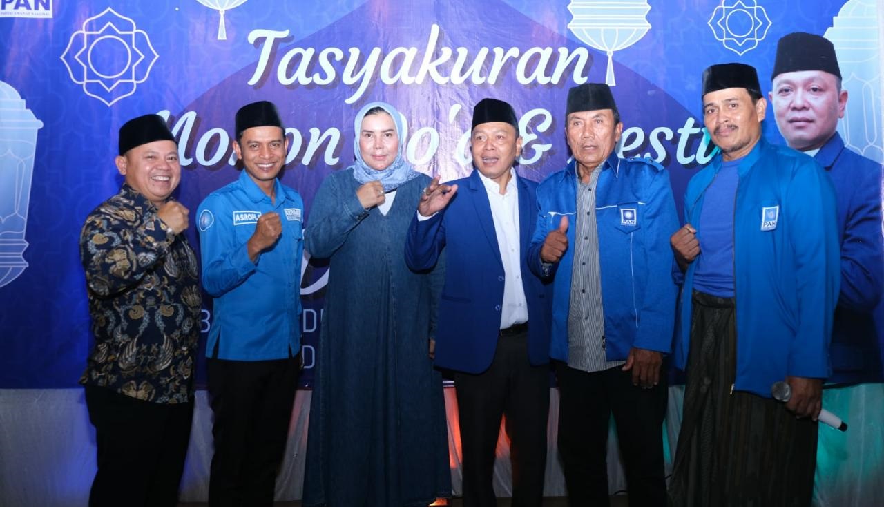 PAN Tangsel Pasang Caleg Muda Untuk Bertarung di Pemilu 2024 Ketua DPD PAN Kota Tangsel, Asropi Setiawan, di acara tasyakuran yang diadakan oleh salah seorang tokoh masyarakat Pamulang, beberapa waktu lalu.