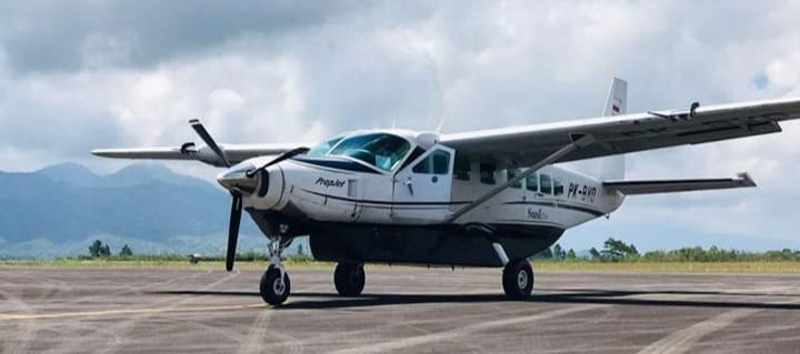 Prabowo-Dudung Turun Gunung Pesawat Susi Air. (Ist)