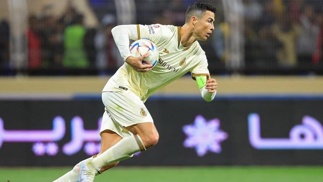 Ronaldo Cetak Gol, Al Nassr Imbangi Al Fateh 2-2 Cristiano Ronaldo. (Ist)
