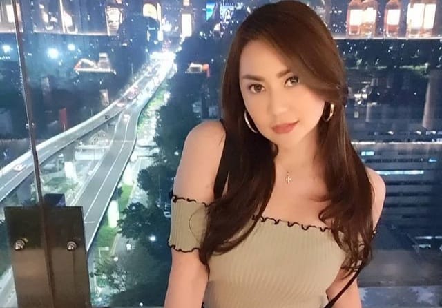 Tessa Kaunang, Bersyukur Mantan Lamar Dewi Persik Tessa Kaunang. (Ist)