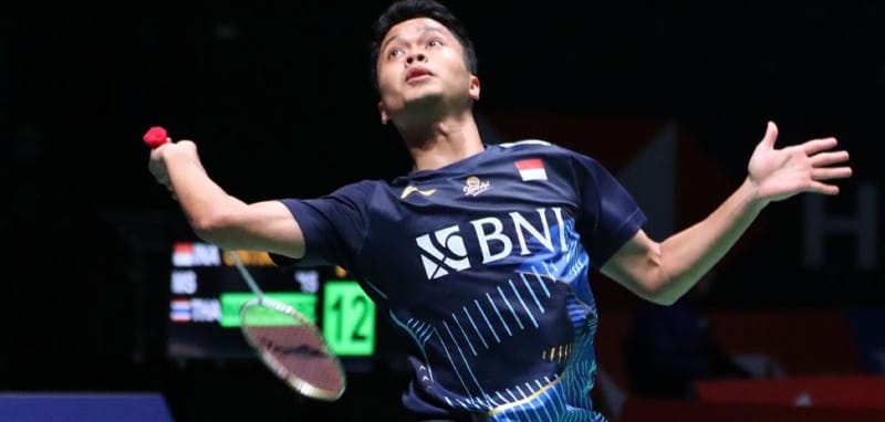 Anthony Ginting Lolos 16 Besar All England 2023 Foto: Ist