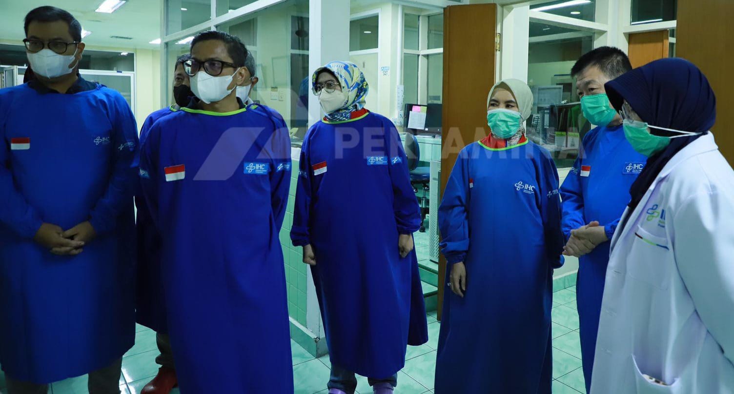 Bersama Wamen BUMN, Direksi Pertamina Jenguk Korban Luka Bakar Di RSPP (Foto : Istimewa)
