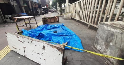 Cekcok Saat Mabuk, Pria Di Jakpus Ditusuk Temannya Sendiri TKP penusukan di daerah Jatibaru Raya, Jakarta Pusat. (Ist)