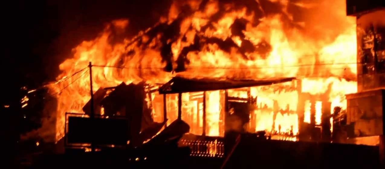 Diduga Korslet, Gudang Sembako di Bogor Hangus Terbakar Ilustrasi kebakaran gudang sembako. (Ist)