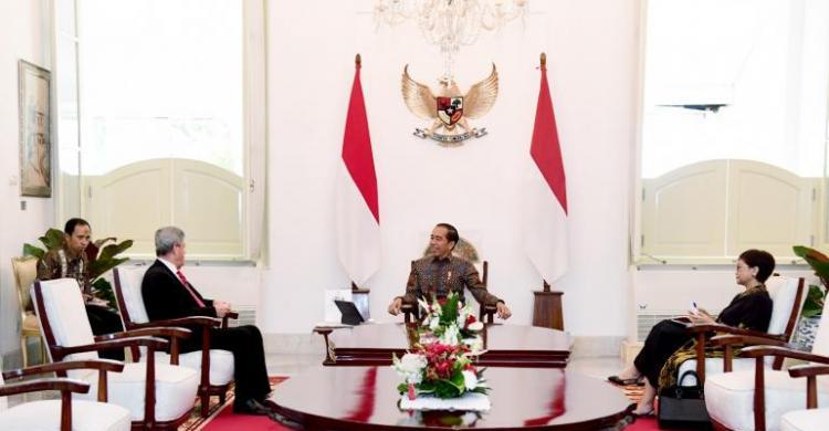Dubes Palestina Sowan Ke Jokowi, Isu Tim Israel Di Piala Dunia U20 Tak Dibahas (Foto : Setpres)