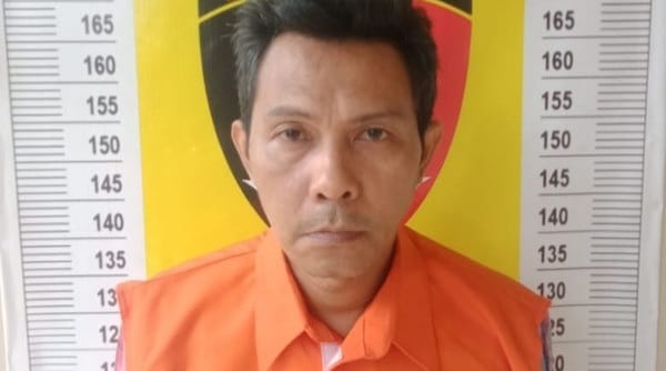 Fotografer Ditangkap Polisi, Usai Cabuli 21 Siswi SD Di Lampung foto : Ist