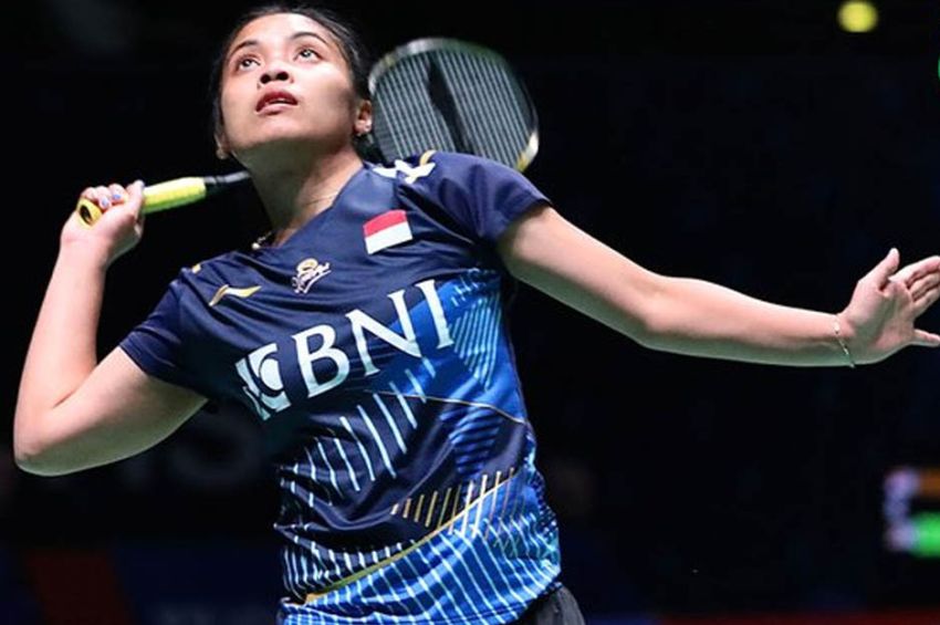 Tunggal putri Indonesia Gregoria Mariska Tunjung berhasil melaju ke perempatfinal All England 2023 (foto: Ist)