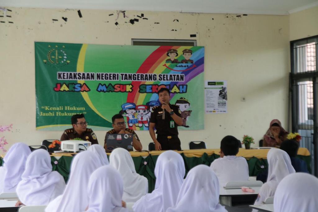 Jaksa Masuk Sekolah, Kejari Tangsel Tekan Angka Kriminalitas pada Pelajar Foto: Ist