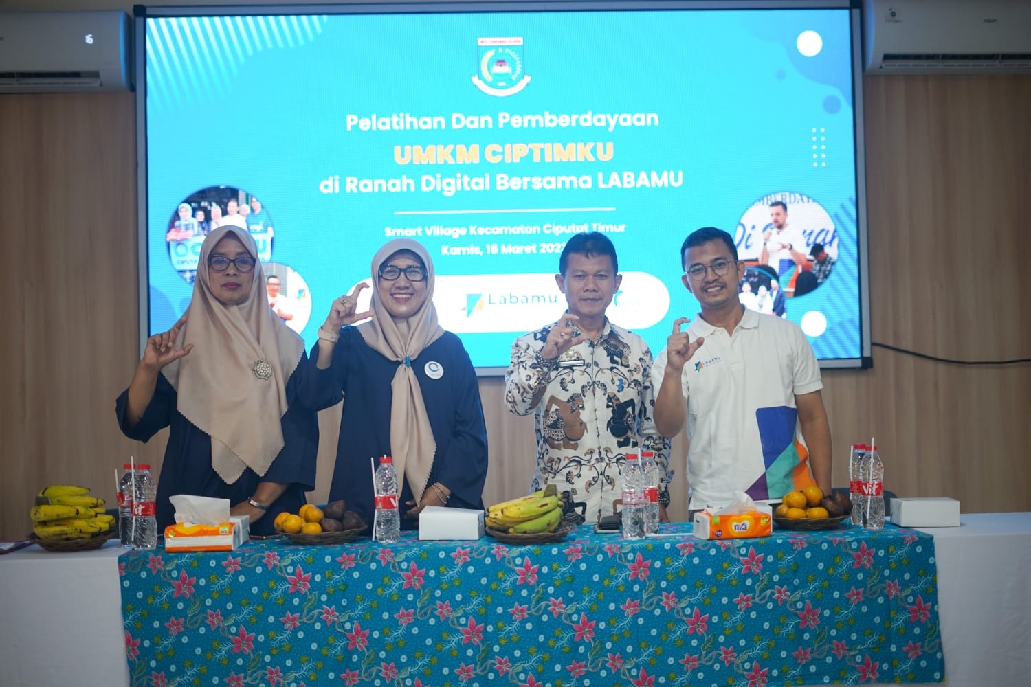 Komunitas UMKM Ciptimku Gandeng Labamu Gelar Pelatihan Pelatihan dan Pemberdayaan Usaha Mikro Kecil dan Menengah (UMKM) Ciptimku bersama Labamu sukses digelar.
