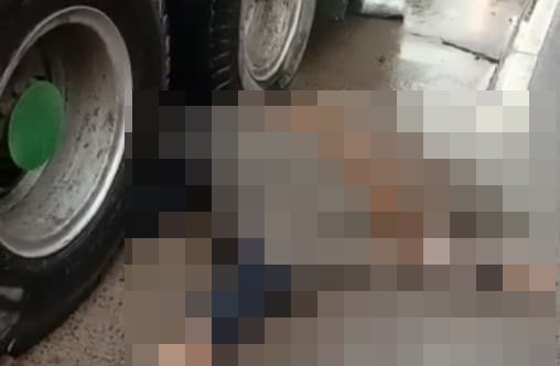 Mengenaskan, Pasutri Tewas Terlindas Truck Di Jatiuwung foto : Ist