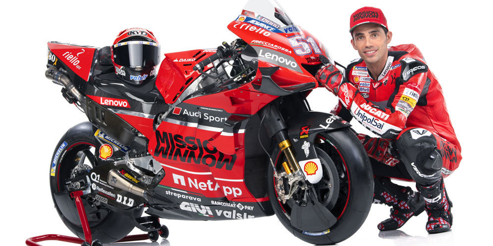 Pembalap Ducati Michele Pirro