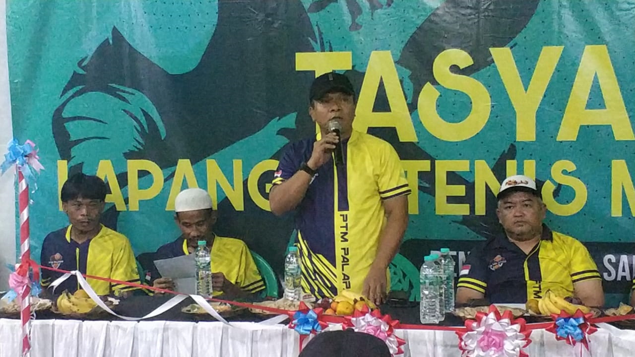 PTM Palapas Benda Baru Potong Tumpeng Rayakan HUT Ke-1 Persatuan Tenis Meja Paguyuban Lapangan Pasar (PTM Palapas) merayakan HUT Yang Pertama mengadakan peresmian arena lapangan serta, syukuran dan ruwahan jelang bulan Ramadan 1444 Hijriyah.