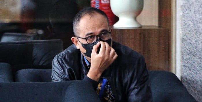 Rafael Alun di kantor KPK