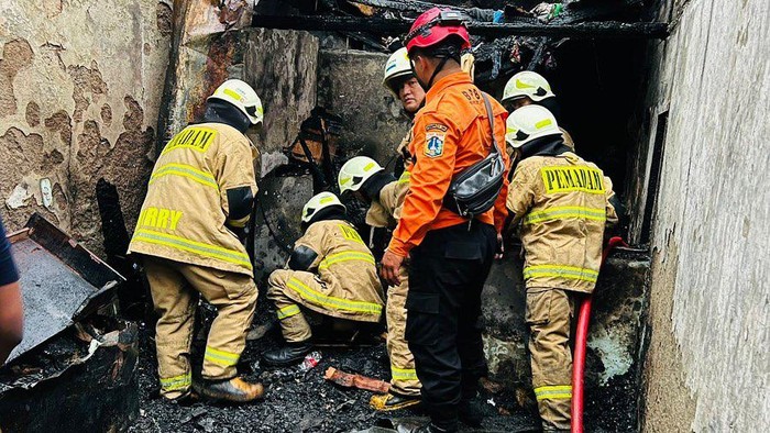 Satu Orang Tewas Imbas Kebakaran Rumah Di Kebayoran Lama (Foto : Istimewa)
