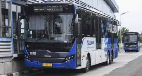 Sopir Bus TransJ Jadi Tersangka Kecelakaan yang Menewaskan Pemotor Di Ciputat Foto: Ist