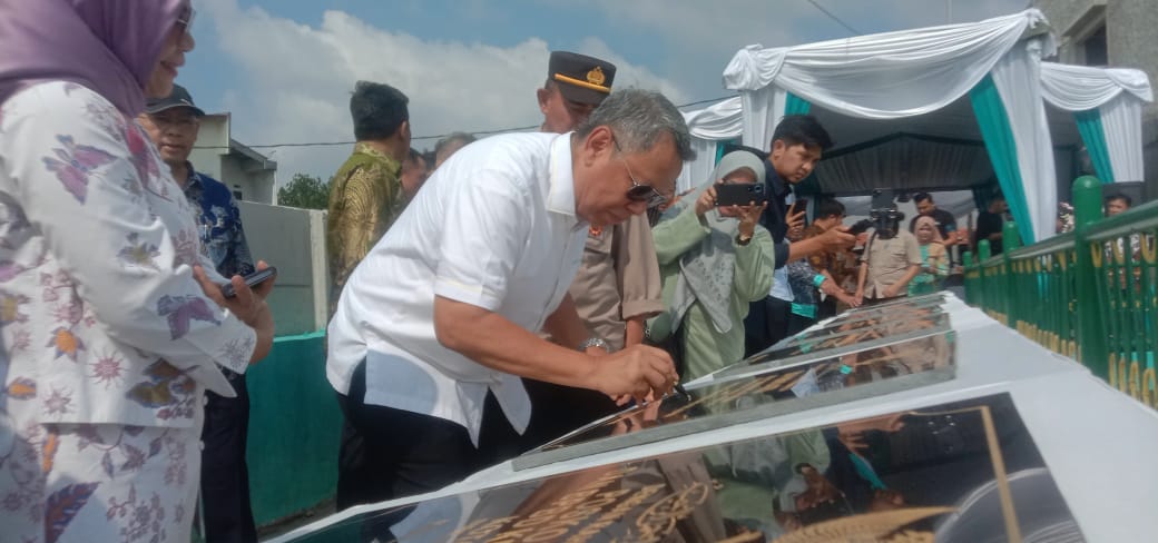 Tandon Rampung Dibangun, Warga Kampung Bulak Merasa Tenang Ancaman Banjir Teratasi (Foto: Rachman Deniansyah)