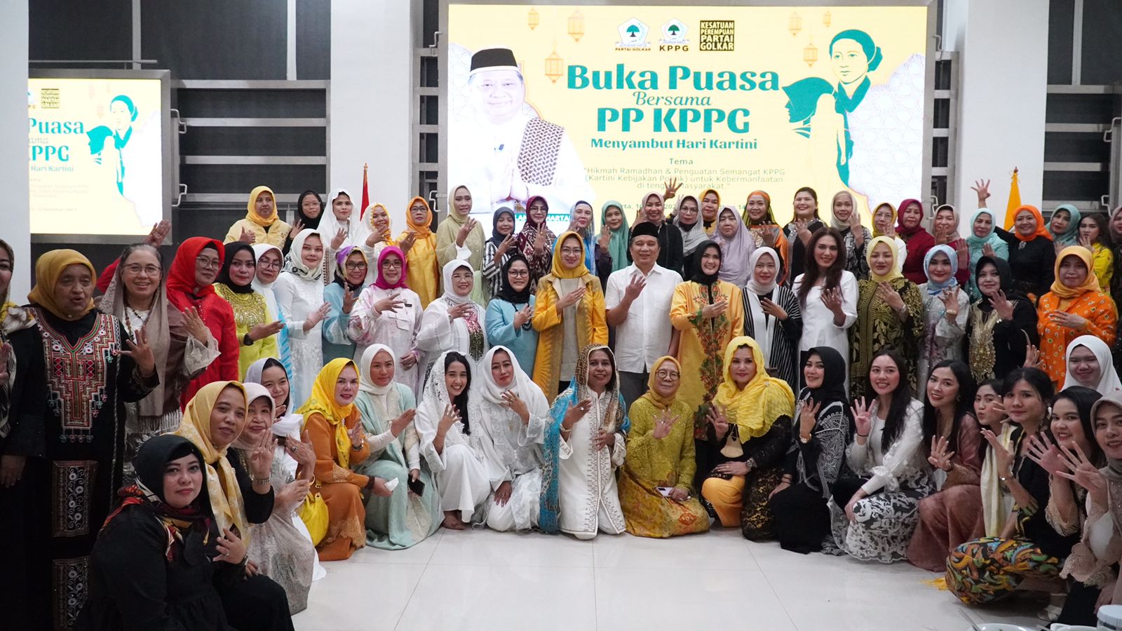 Airin saat buka puasa bersama PP KPPG.  Foto : Ist