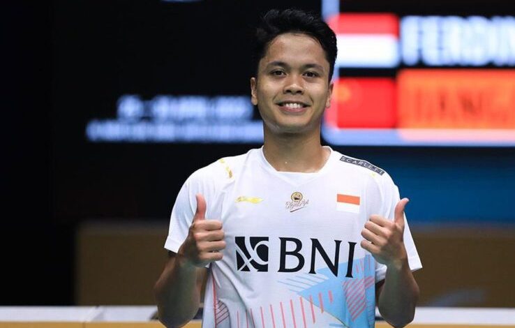 Anthony Ginting Juara Badminton Asia Championship 2023 Foto : Ist