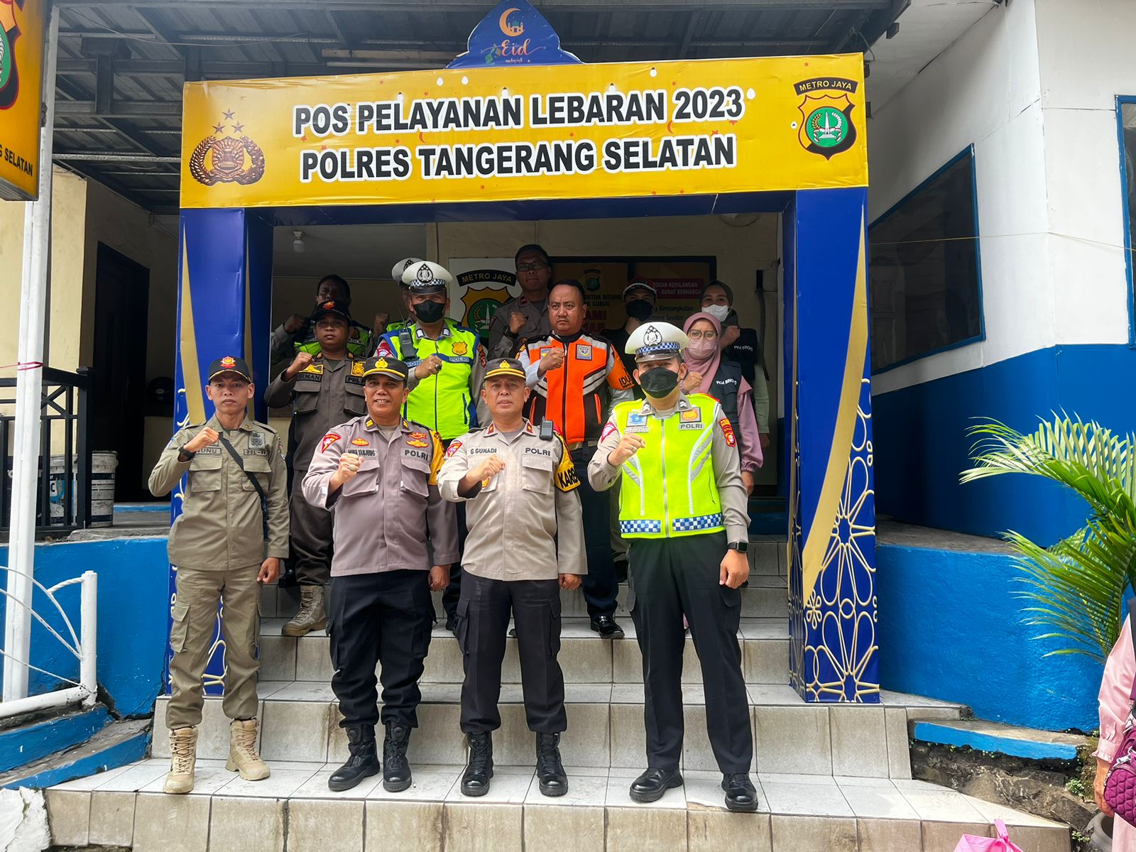 Cek Kesiapan Arus Balik Polres Tangsel tengah mempersiapkan diri untuk melakukan pengawasan arus balik tahun ini. Beberapa pos pengawasan mudik di wilayah hukum Polres Tangsel tengah bersiap-siap. (dra)