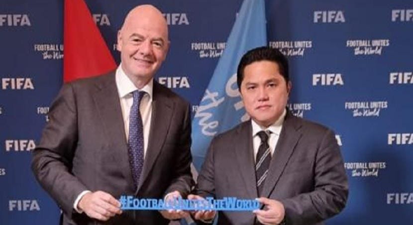 Erick: Alhamdulillah, FIFA Cuma Kasih Kartu Kuning (Foto : Istimewa)