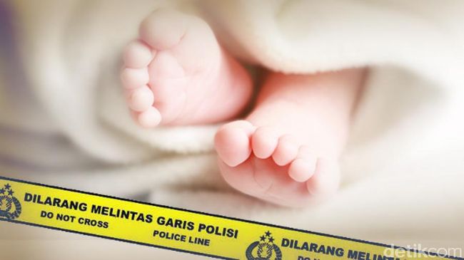 Ilustrasi bayi baru lahir ditemukan dipinggir jalan.  Foto : Ist