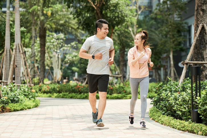 Jaga Jantung Dengan Gaya Hidup Sehat Dan Aktif Jogging salah satu cara menjaga kesehatan. Foto ; Ist