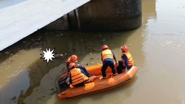 Jasad Pria Tak Beridentitas Ditemukan di Pintu Air 10 Sungai Cisadane Lokasi penemuan jasad pria. (Ist)
