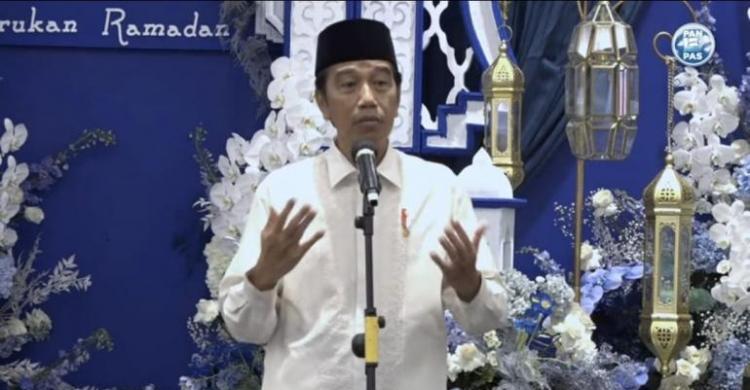 Jokowi: Gara-gara Bola, Saya Pusing 2 Minggu foto : Setpres