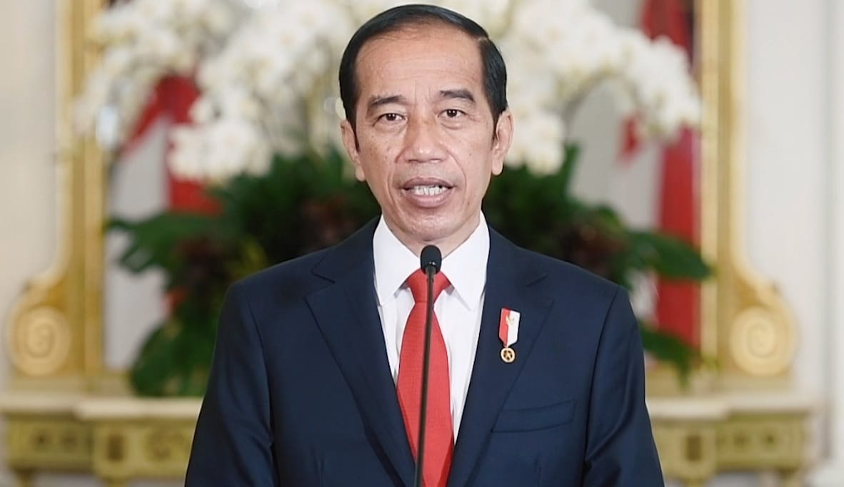 Jokowi Pastikan Warga Terima Bantuan Pangan (Foto : Setpres)