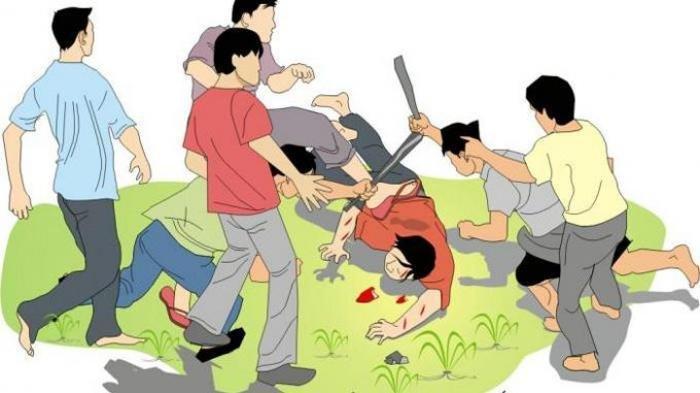 Kesal Dibuli, 5 Pemuda di Ciledug Keroyok Karyawan Cuci Mobil Ilustrasi pengeroyokan . Foto ; Ist