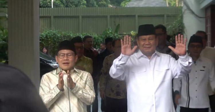 Ketemu Cak Imin, Prabowo Ditemani Iwan Bule Foto : Ist