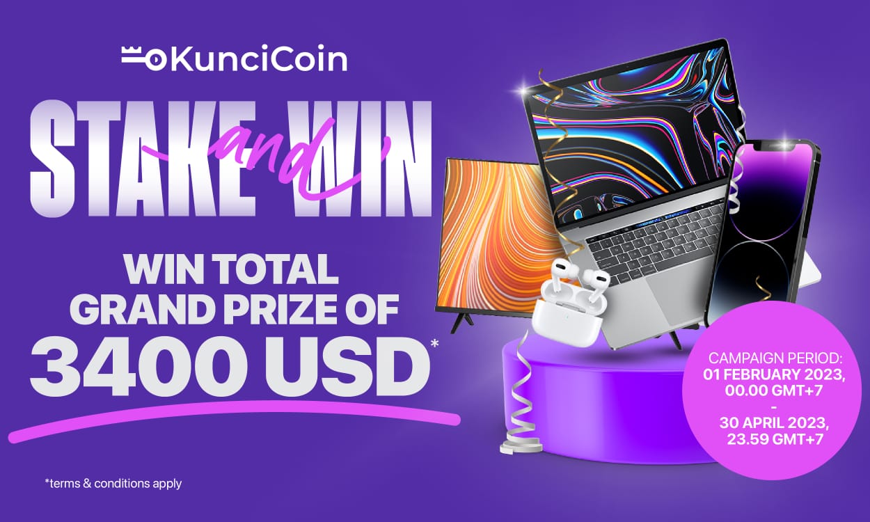 KunciCoin Hadirkan Program Stake and Win dengan Total Hadiah 3400 USD (Foto : Istimewa)