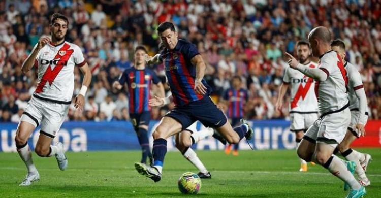 Liga Spanyol Pertandingan Barca vs Rayo Vallecano. Foto : Ist