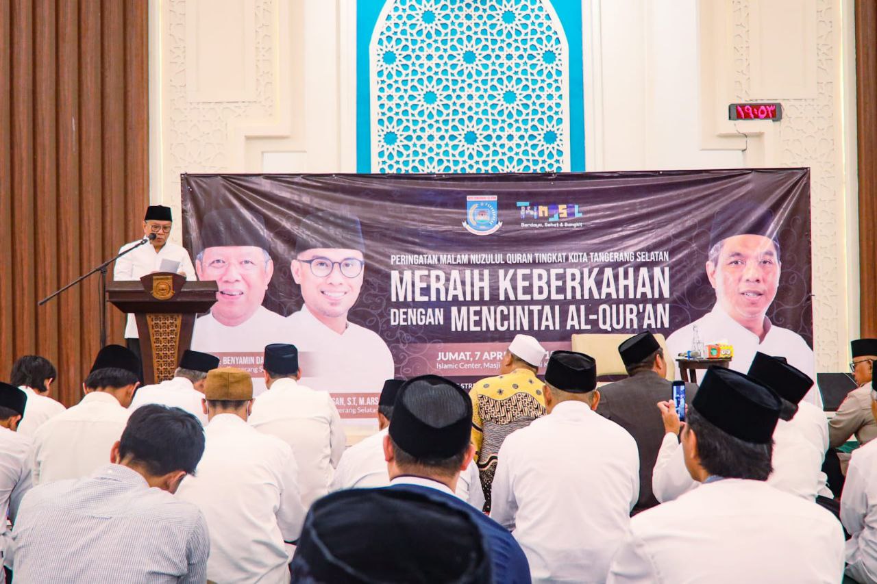Pemkot Tangsel Gelar Peringatan Malam Nuzulul Qur'an Pemkot Tangsel Gelar Peringatan Malam Nuzulul Qur'an. (Dok.Humas Pemkot Tangsel)