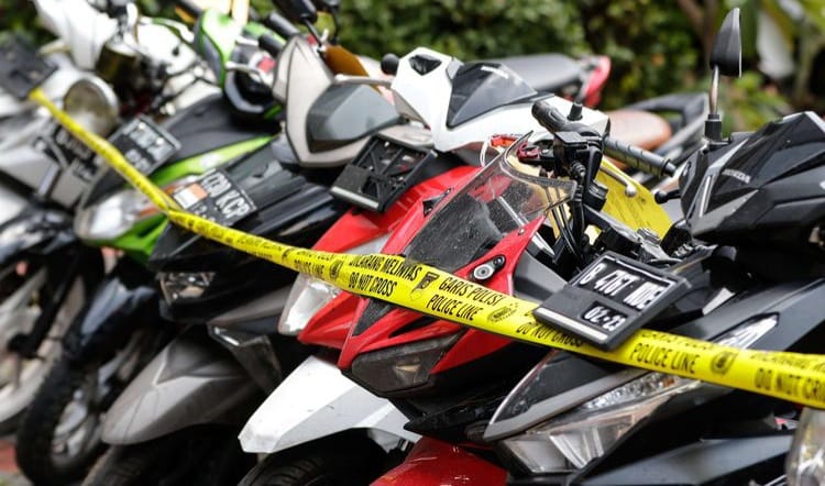 Barang bukti motor yang berhasil disita Polisi. (Ist)