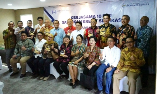 PT. BPR Hariarta Sedana Pimpin 9 BPR, Salurkan kredit Sindikasi pada PT. Merra Mampang Realty Foto: Ist
