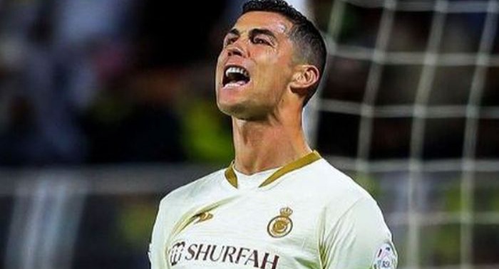 Ronaldo Frustasi Al Nassr Kalah 0-2 dengan Al Hilal Foto : Ist