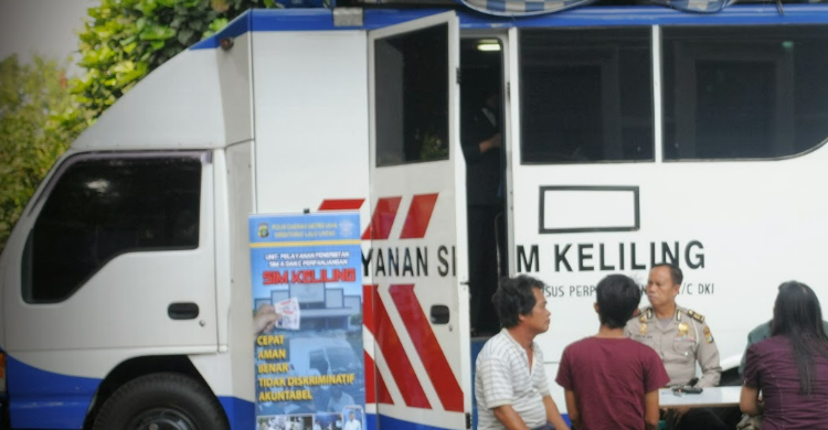 SIM Keliling Tangsel 26 April, Cek Disini Lokasinya Foto : Ist