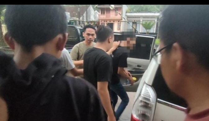 Polisi telah menganankan 2 pelaku penembakan di Cianjur. Foto : Ist