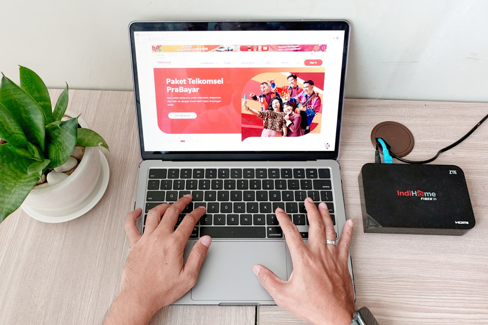 Telkom Segera Integrasikan IndiHome ke Telkomsel Ilustrasi Telkom.(Istimewa)