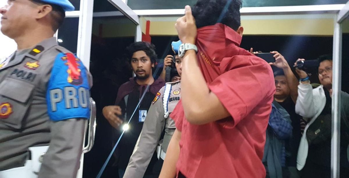 Aditya Hasibuan putra Achiruddin Hasibuan  ditetapkan jadi tersangka kasus penganiayaan Mahasiswa di Medan.    Foto  : Ist