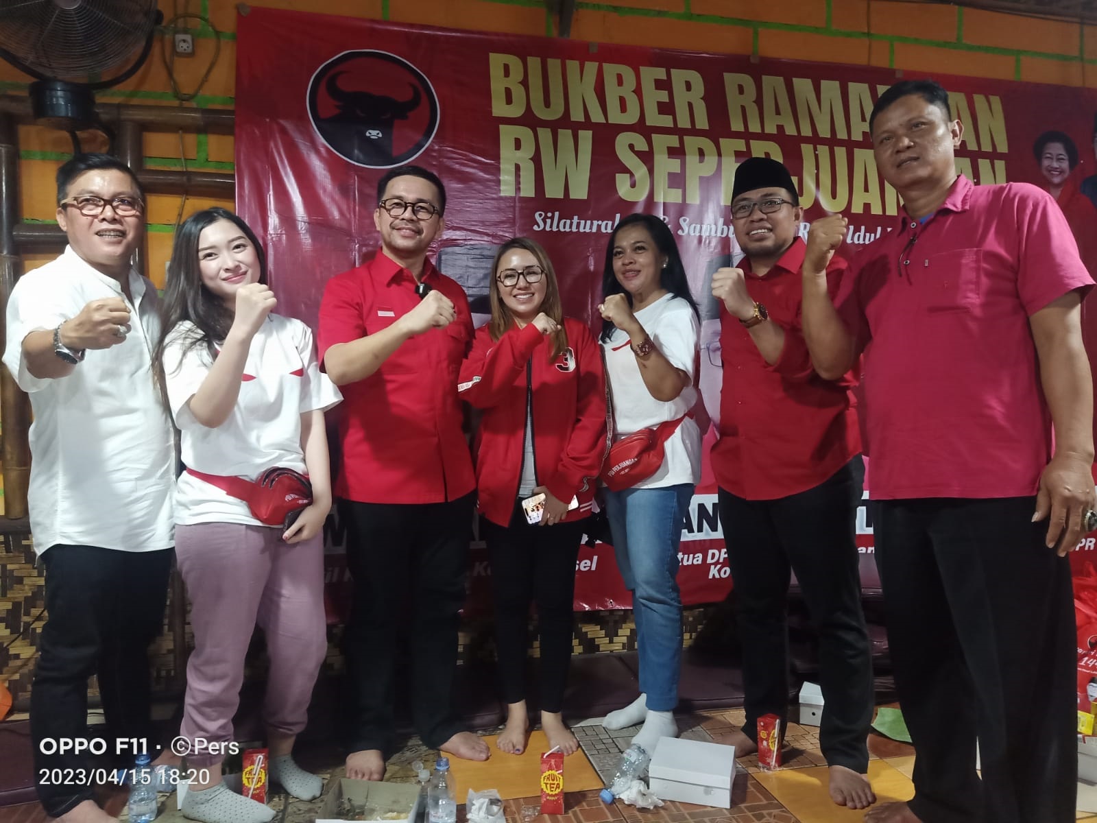 Wanto: Semoga Pemilu 2024 Sukses Forum RW Mantab menggelar Buka Bersama. (din)